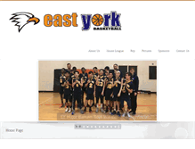 Tablet Screenshot of eastyorkbasketball.com
